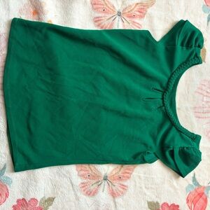 & Other Stories Vibrant Green Short Sleeve Top